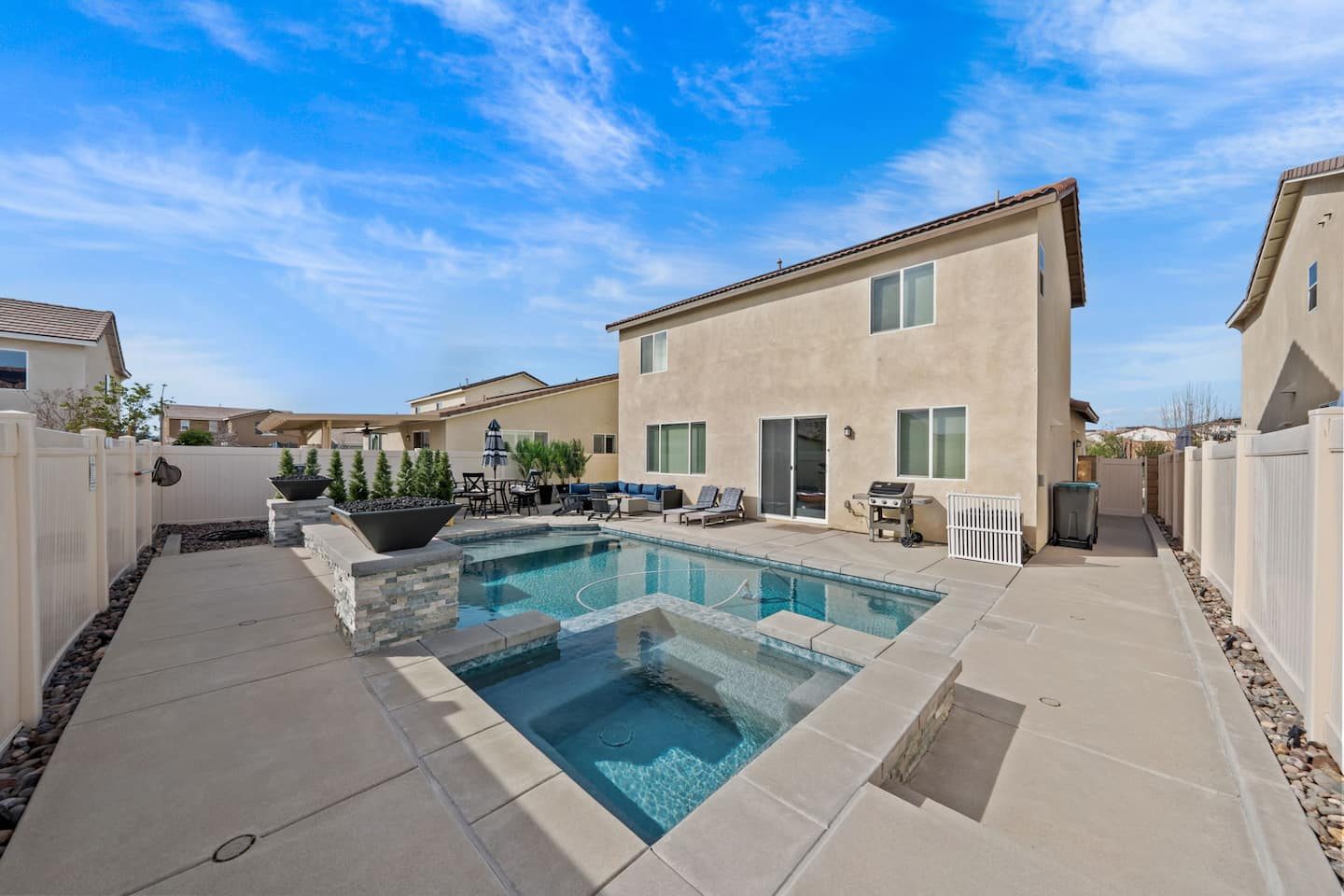 Private pool and spa