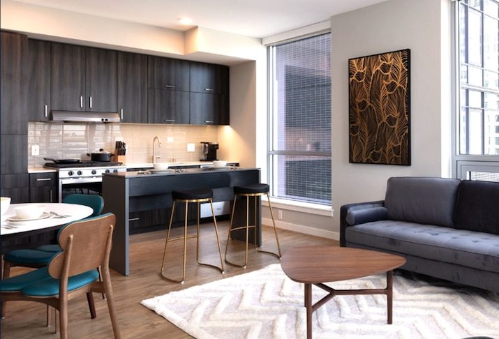The Ridgeline Loft living room